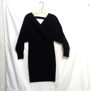 GB long sleeve FauxWarp Sweater Dress.